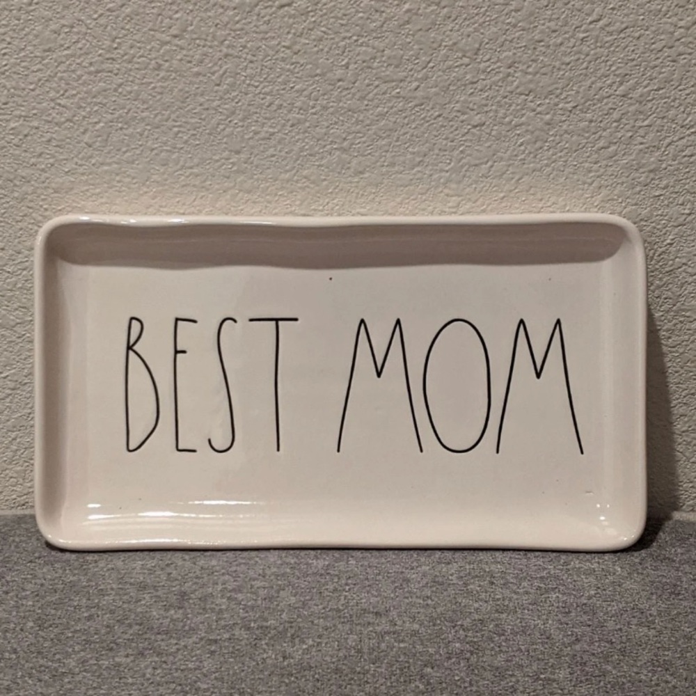 NEW Rae Dunn BEST MOM platter